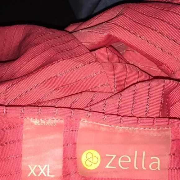 Zella Yogista Sheer Open Back Tank Top Workout Tee - Picture 5 of 7